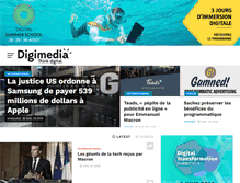 Tablet Screenshot of digimedia.be